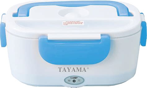 tayama electric heating lunch box|TAYAMA Electric Lunch Box in White Light Blue,Small,EHB.